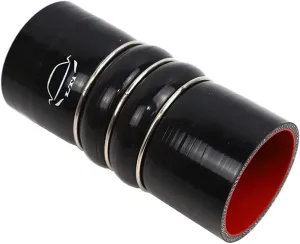 Heavy Duty Silicone Intercooler Hose Boot Kit 4-Ply Reinforced High Temperature 2.75" ID Charger Air Cooler CAC Hose Straight Coupler 6" Length (2.75", black)