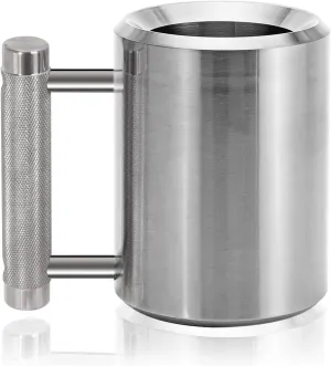 Heavy Mug, Exercise and Fitness Dumbbells, Stainless Steel Fitness Water Cup, 22lb 18lb 13lb 8.8lb