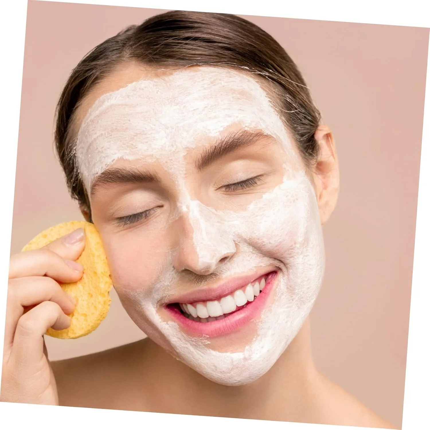 Hemoton 100pcs Makeup Removing Gentle Face Cleaning Pads for Exfoliating Cleansing Professional-grade Skin Care Tool for Home Salon Use