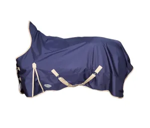 Hercules 1680D Hi Neck Rain Sheet Navy/Beige