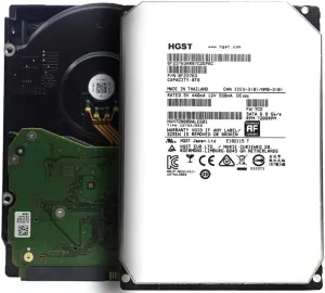 HGST Ultrastar He8 Helium (HUH728080ALE601) 8TB 7200RPM 128MB Cache SATA 6.0Gb/s 3.5in Enterprise Hard Drive (Renewed)