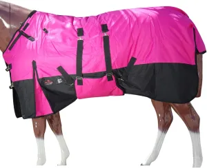 HILASON 1200D Winter Waterproof Poly Horse Blanket Belly Wrap | Horse Blanket | Horse Turnout Blanket | Horse Blankets for Winter | Waterproof Turnout Blankets for Horses | Blankets for Horses 84 in