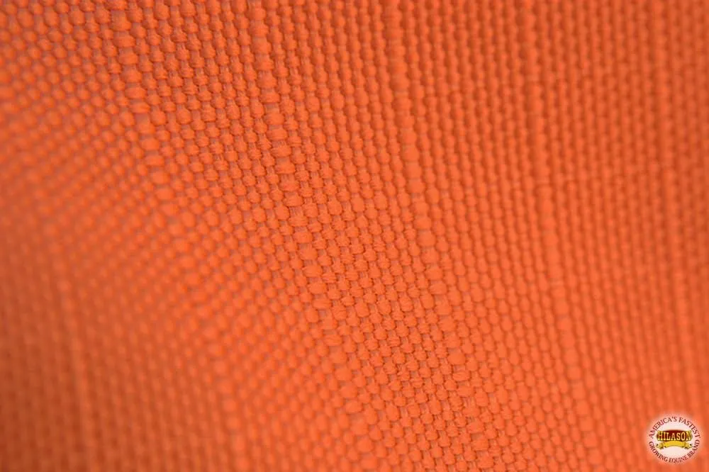 HILASON 1200D Winter Waterproof Poly Horse Blanket Belly Wrap Orange - 72 Inches