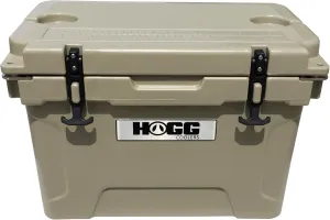 Hogg 65 qt Insulated Cooler with Wheels and Handles, Rolling Ice Chest with Wheels, Rotomolded Wheeled Coolers for Camping, Drinks, Outdoors, 65qt Blue