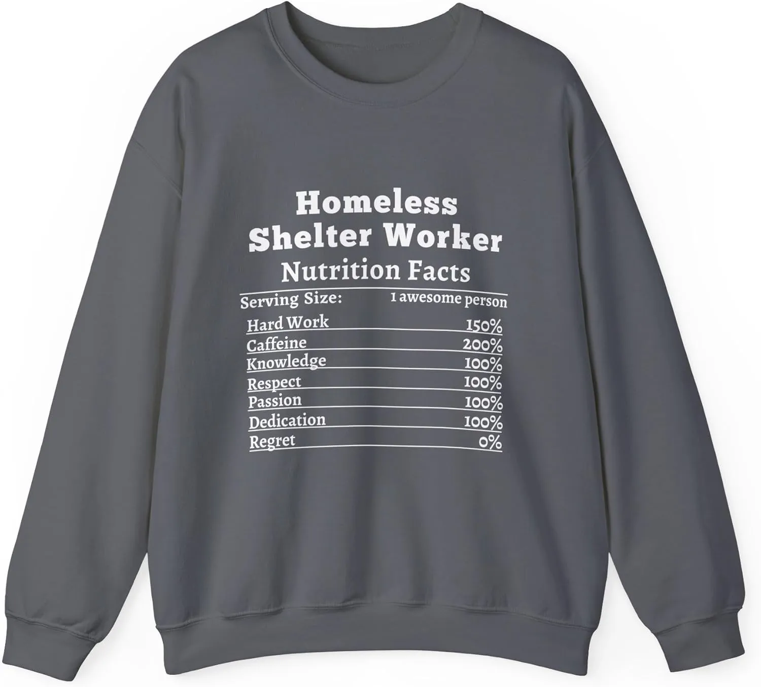 Homeless Shelter Worker Sweatshirt Gift for Social Workers Comfy Crewneck