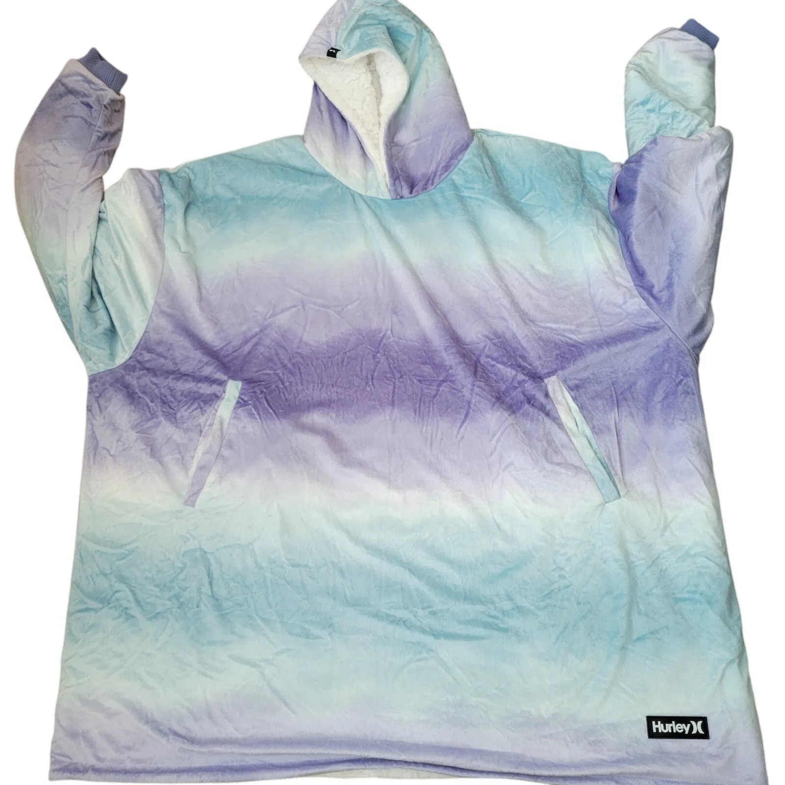 Hoodie  Delivery guarantee Size. Blanket Hurley Excellent One Wearable Unisex. Fast international shipping Pre-owned. Condition