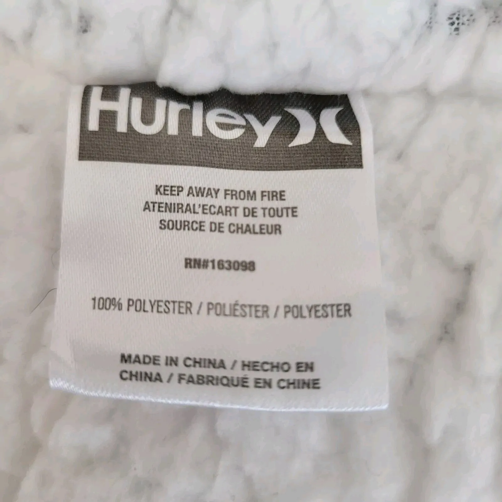 Hoodie  Delivery guarantee Size. Blanket Hurley Excellent One Wearable Unisex. Fast international shipping Pre-owned. Condition