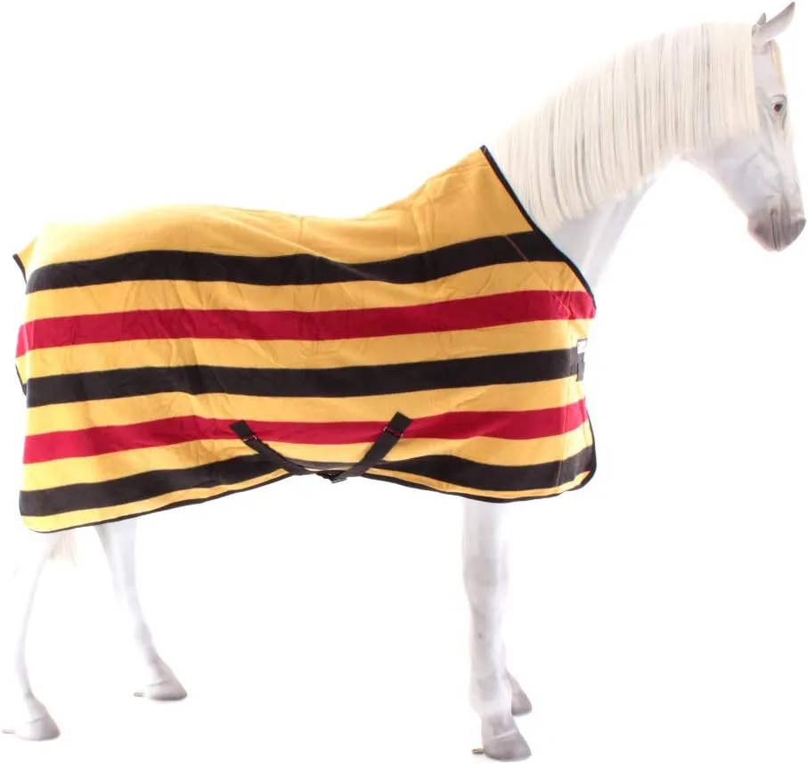 HORSEWARE Ireland Rambo Deluxe Fleece Blanket, Color: Witney Gold, Size: 81 (ACAF9D-VRK0-81)