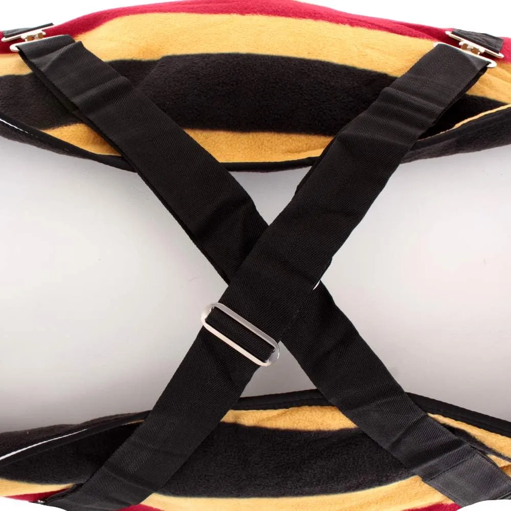 HORSEWARE Ireland Rambo Deluxe Fleece Blanket, Color: Witney Gold, Size: 81 (ACAF9D-VRK0-81)