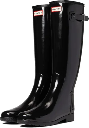 Hunter Women's Refined Tall Gloss Rain Boot