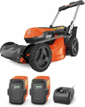 Husqvarna Lawn Xpert LE-322R Battery Powered Self Propelled Lawn Mower with Brushless Motor, Electric Lawn Mower for Small Yards (1/4-1/2 Acre), 40V Lithium-Ion Battery and Charger Included