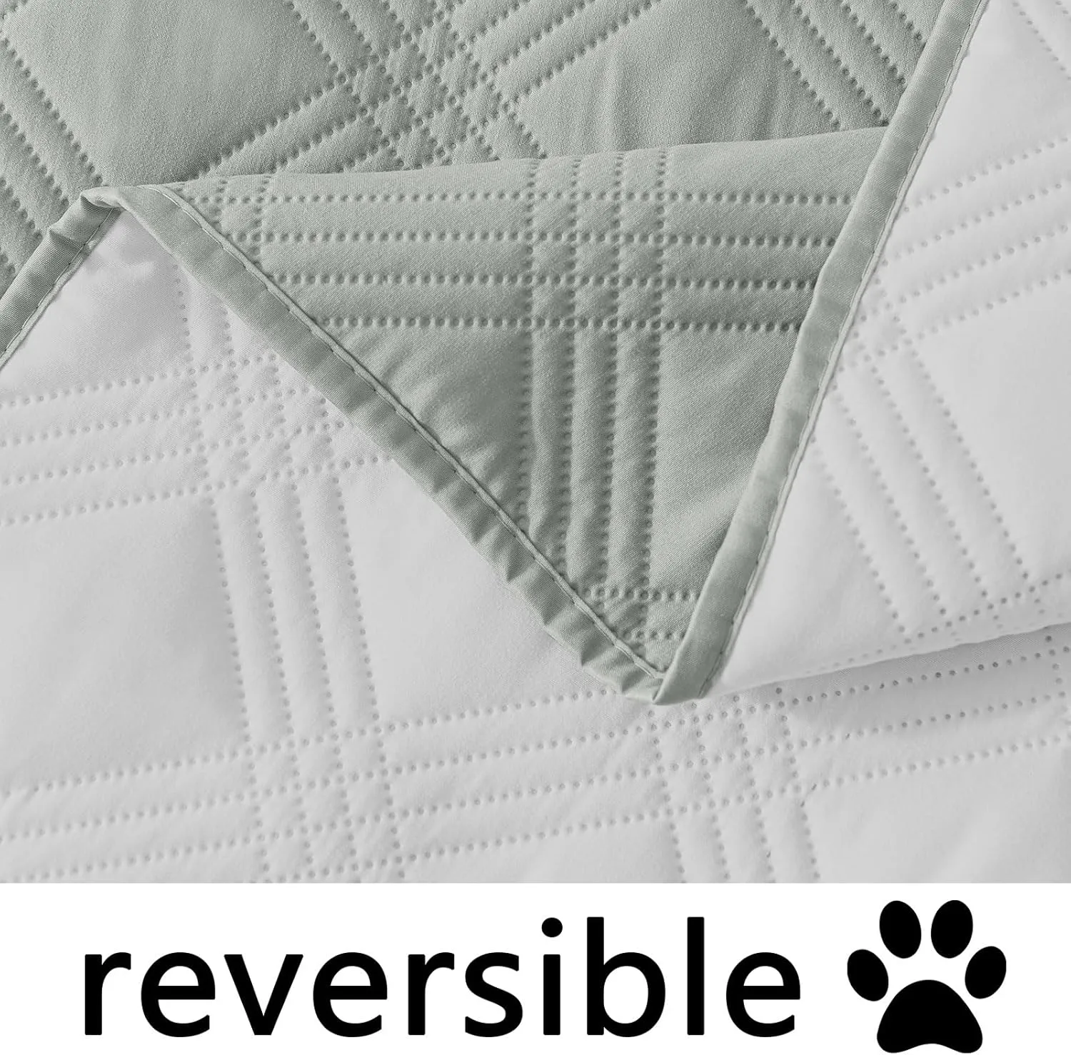 hyha Waterproof Dog Blanket, Reversible Pet Bed Blanket, Soft Sofa Couch Cover for Dogs Washable, Waterproof Pet Couch Covers for Sofa Puppy Cats Furniture Protector(30"x70", Grey/Light Grey)