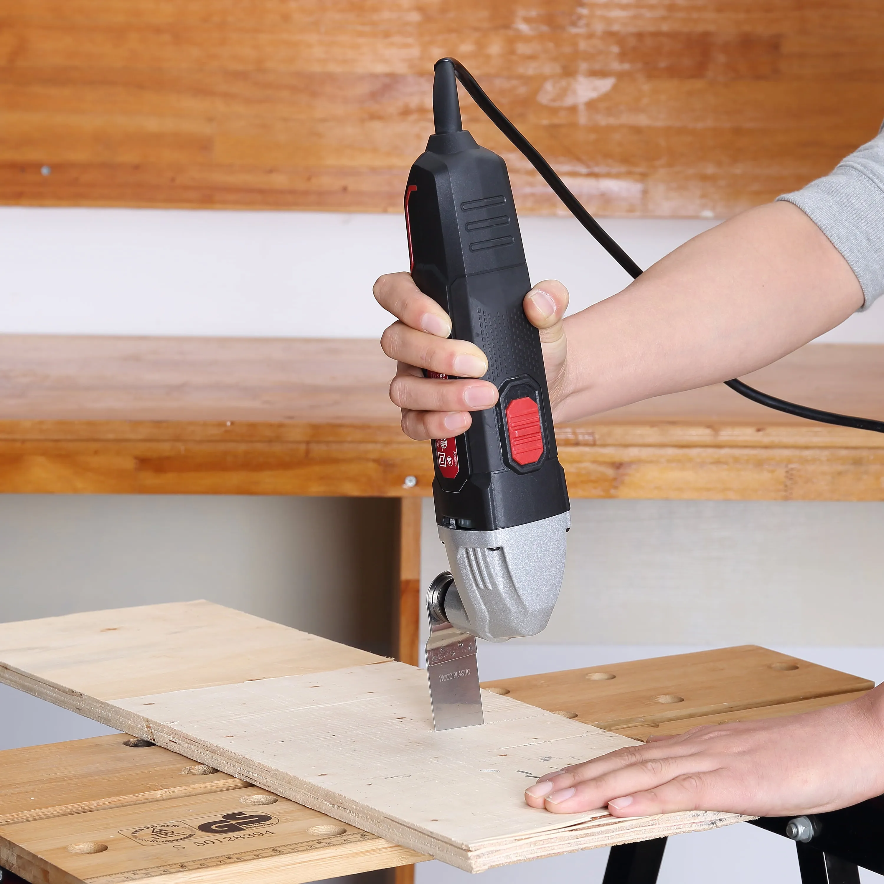 Hyper Tough 2.1 Amp Corded Oscillating Multi-function Tool, Variable Speed
