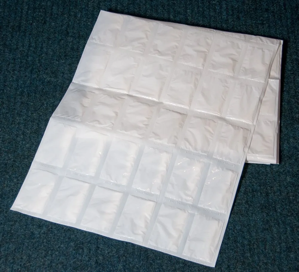 Ice Sheets – Ice Gel Packs - Blanket Form – 16" Wide by 10 Feet Long – Stores Thermal Energy Down to -42°F
