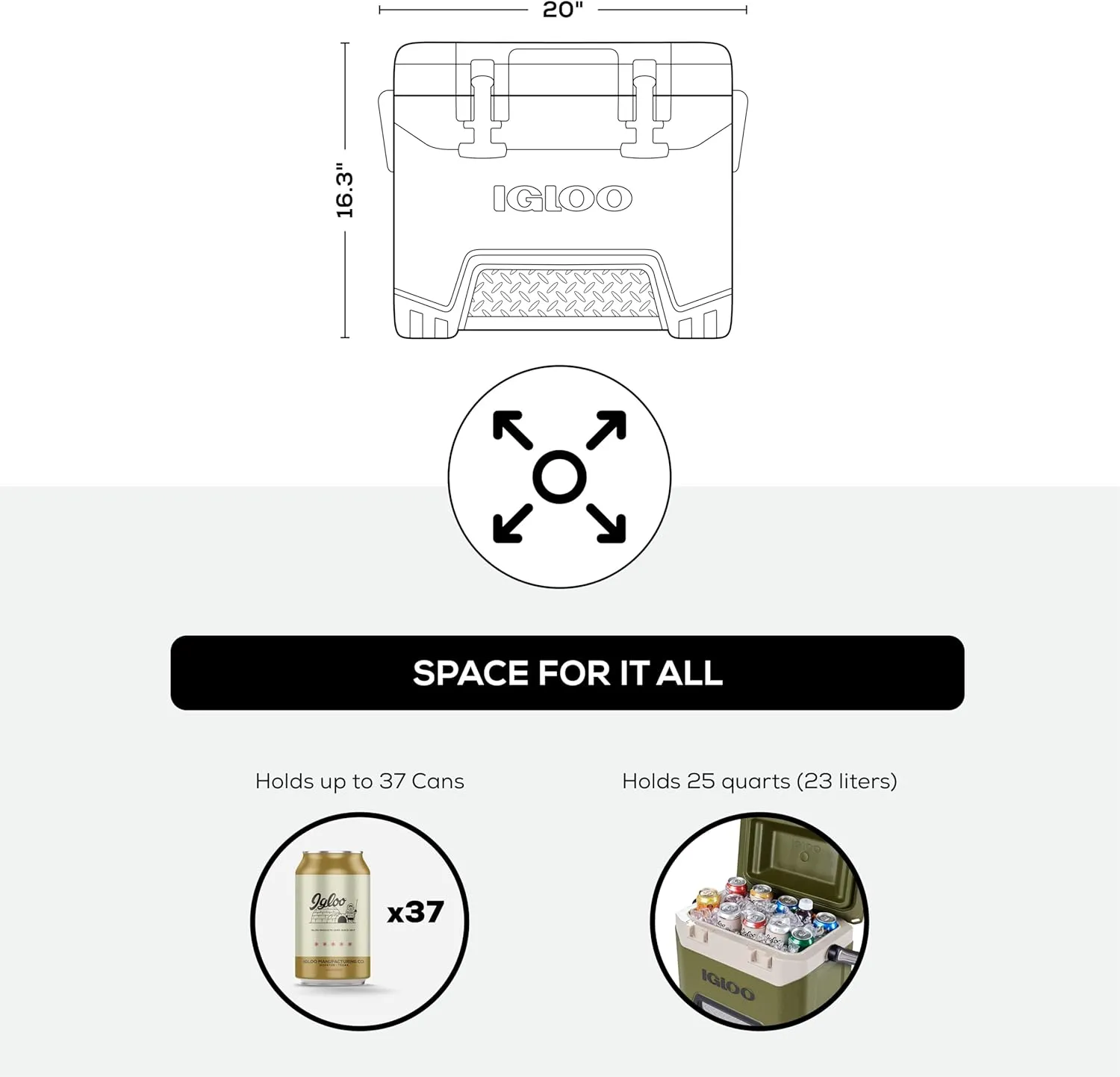 Igloo BMX Hard Coolers (25-72QT)
