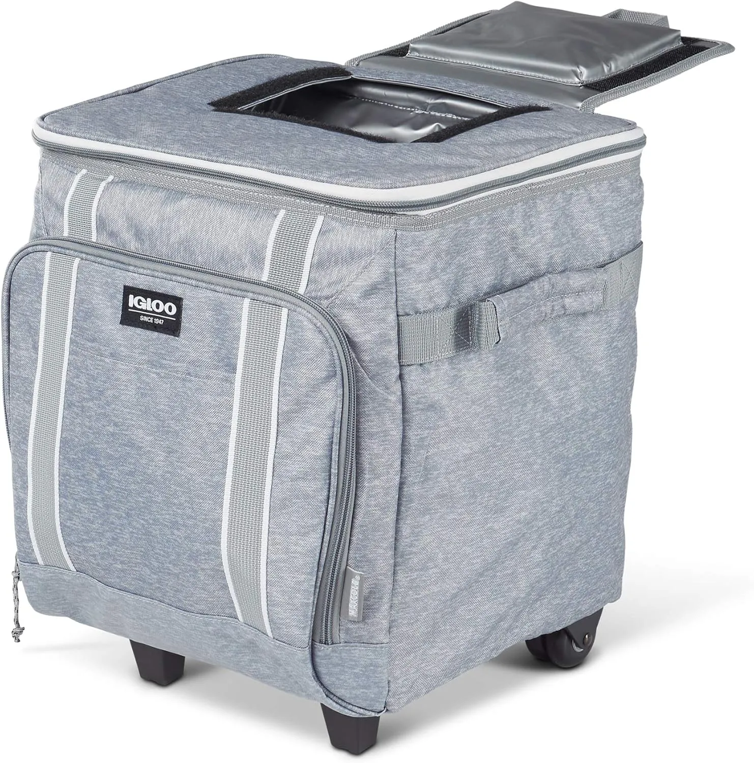Igloo Large Portable Insulated Soft Coolers with Rolling Wheels