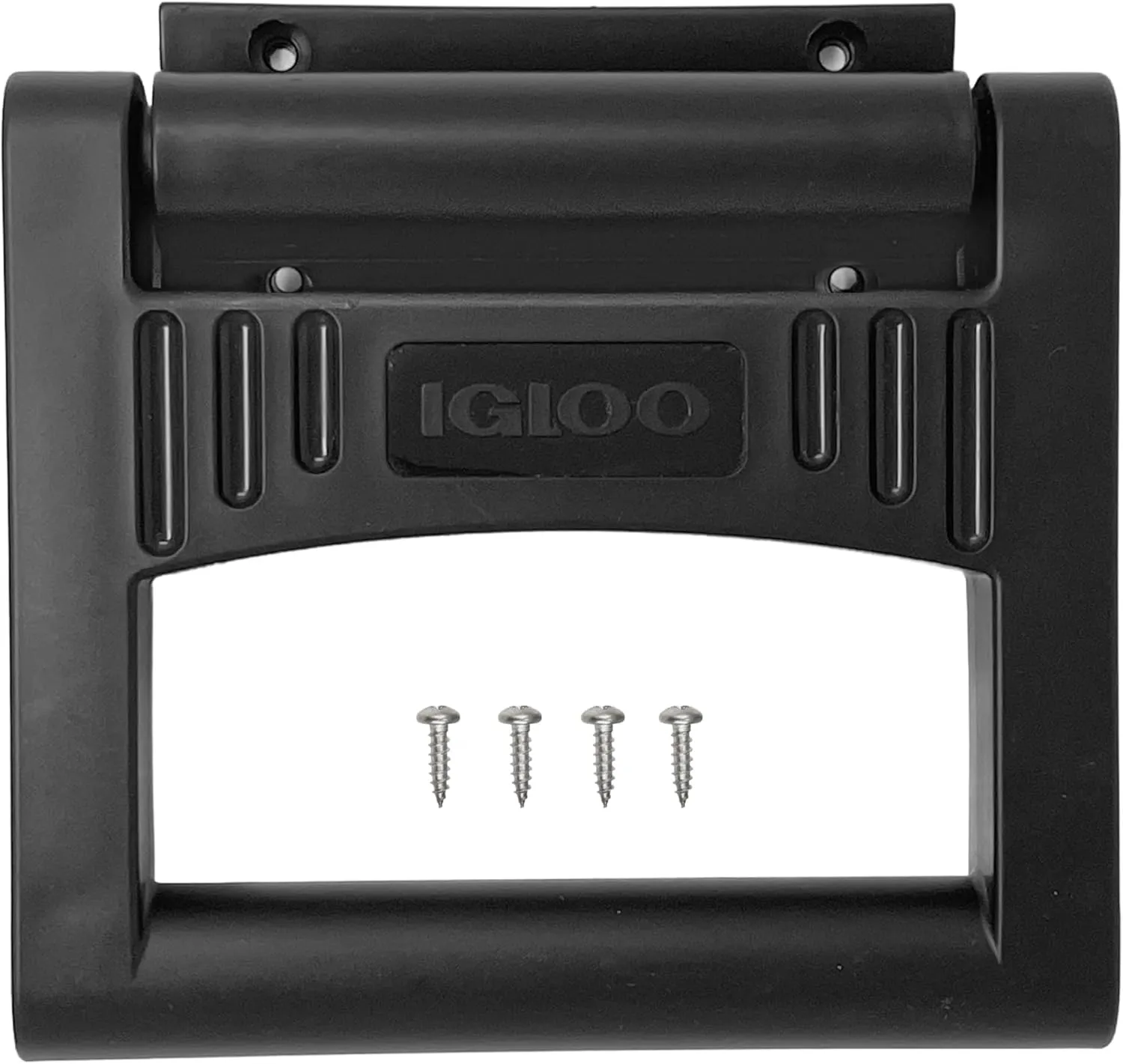 Igloo Rugged 4-Hole Cooler Handle & Bracket - Made in The USA - for Party Bar, Polar 120 Qt, and 90-100 Qt Sized Ice Chests, Black