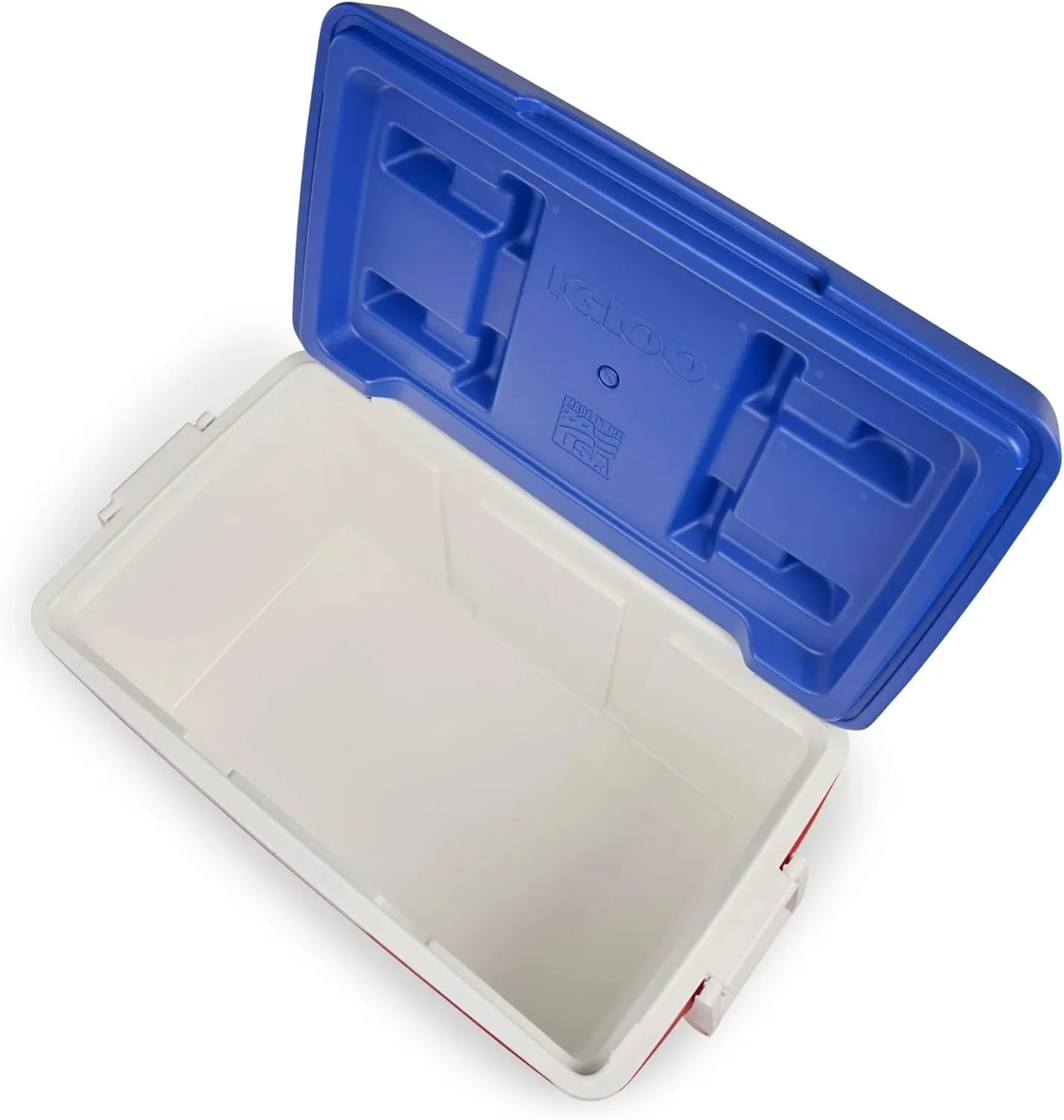 Igloos 48 QT Laguna Ice Chest Cooler, Ultratherm Insulation, Cool Riser Technology, Swing-Up Handles, Stain-Resistant Liner, Eco-Friendly THERMECOOL Foam, Leak-Resistant
