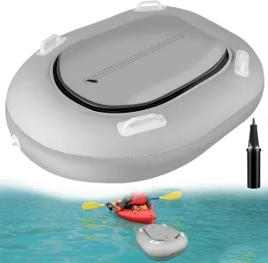 Inflatable Floating Coolers for River Lake, 38 Qt Heavy Duty PVC Cooler Float with 4 Handle for River Kayaking, Easy to Lift, Reflective Floating Coolers for Fishing, Includes Inflation Tool.