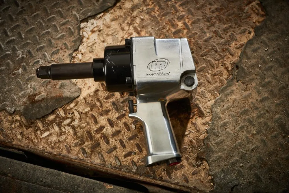 Ingersoll Rand 261-3 3/4" Air Impact Wrench, 1100 Ft-Lbs Forward Torque, Pistol Grip, 3" Extended Anvil