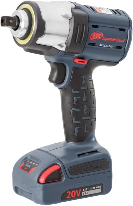 Ingersoll Rand W5153P 1/2" 20V Cordless Impact Wrench, 550 ft-lb Torque, Pin Retainer, Pistol, Bare Tool