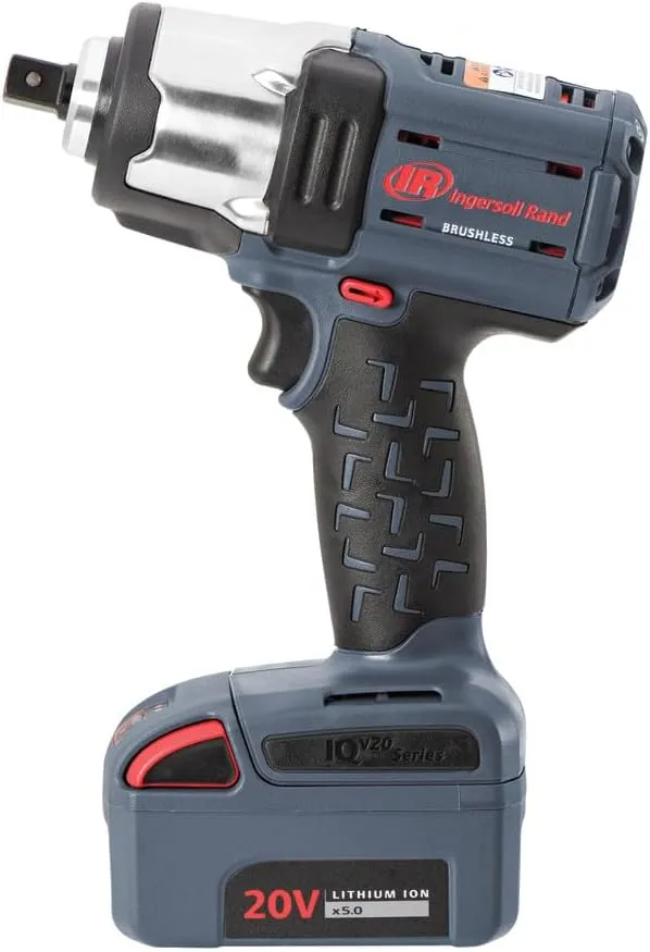 Ingersoll Rand W5153P 1/2" 20V Cordless Impact Wrench, 550 ft-lb Torque, Pin Retainer, Pistol, Bare Tool