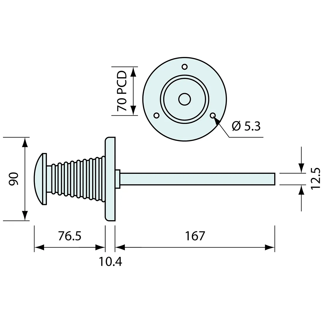 Inside Release Light Duty For Cooler Latch