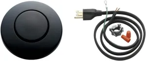 InSinkErator SinkTop Switch Button (Matte Black)   InSinkErator Garbage Disposal Power Cord Kit (Black)