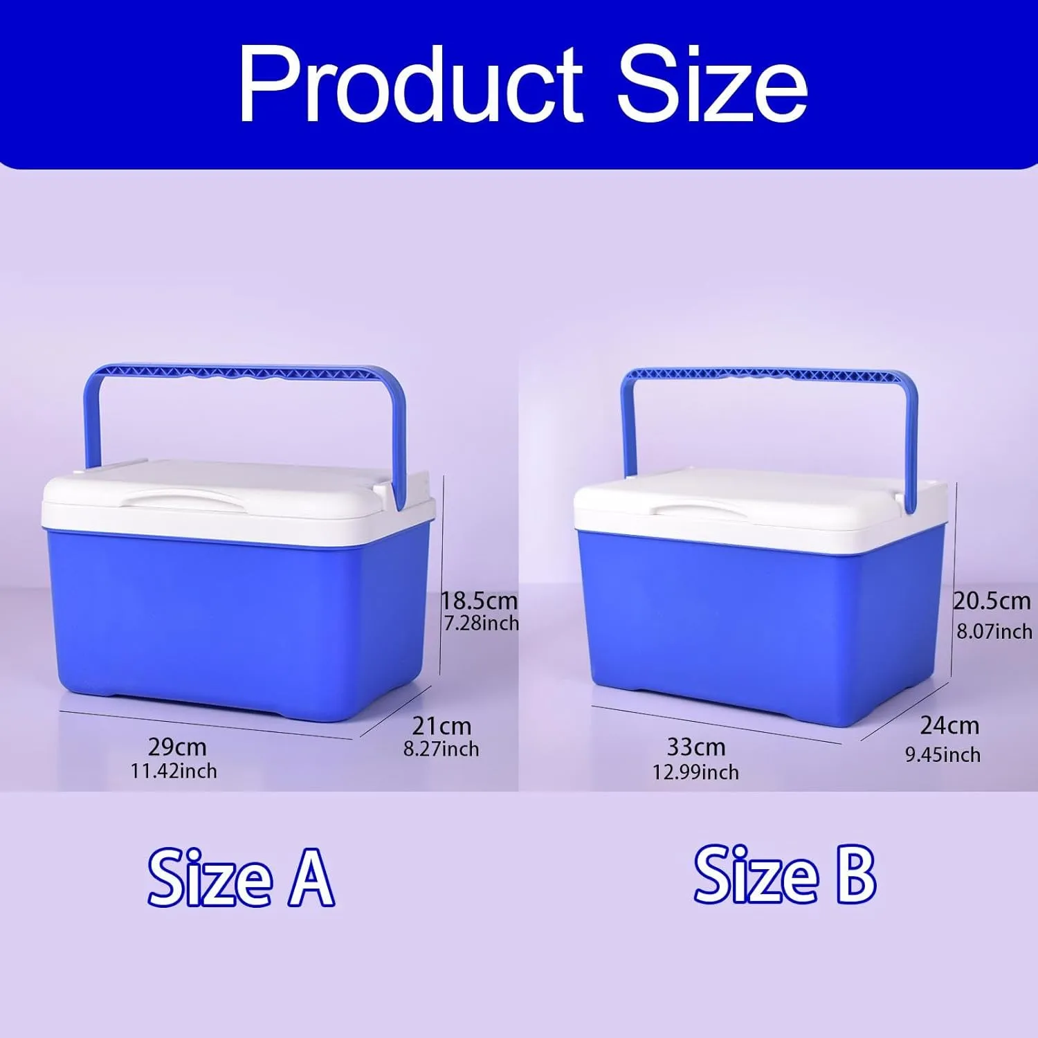 Insulated Cooler Box Hot Cold Retention Cooler Food Preservation Ice Chest Beverage Storage Organizer for Fishing Boat Party