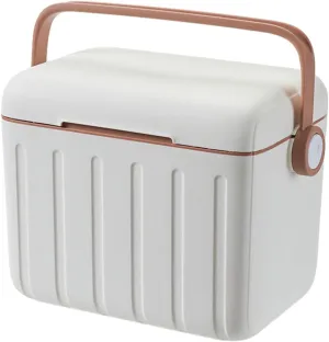 Insulated Cooler Box Ice Retention Cooler Portable 6L Ice Chest Box Container for Indoor Household Stall Fresh Keeping