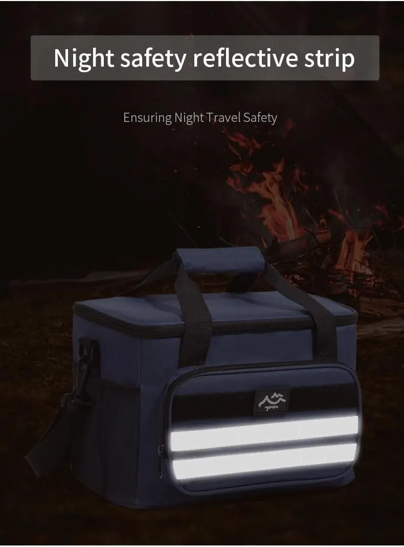 Insulated lunch bag, camping dinner travel incubator, fresh ice bag, portable outdoor thermal bag