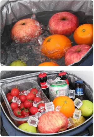 Insulated lunch bag, camping dinner travel incubator, fresh ice bag, portable outdoor thermal bag