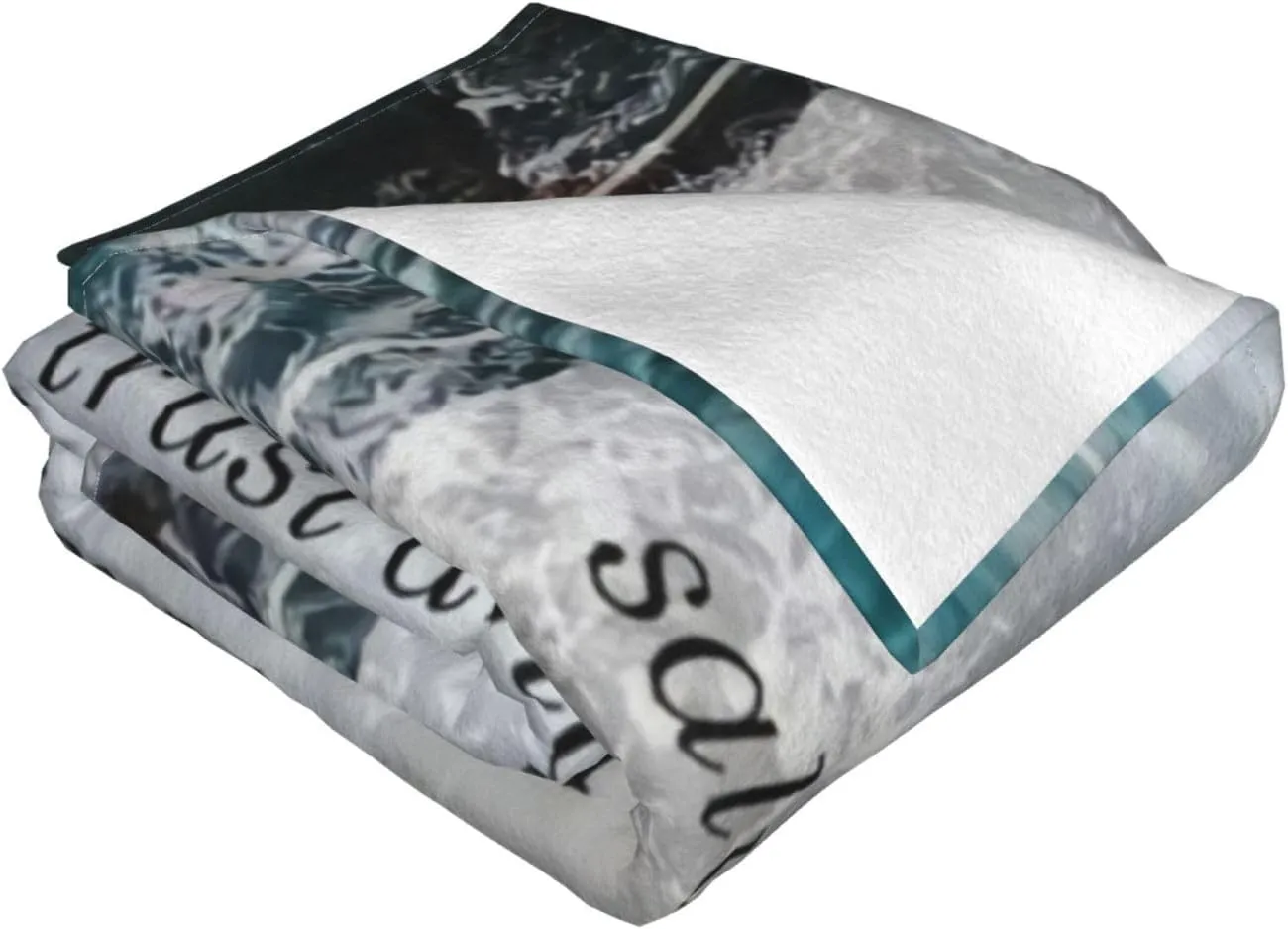 Isaiah 12 2 80"X60" Flannel Blanket - 100% Soft Polyester, Lightweight and Warm, Suitable for Families, Camping, Travel