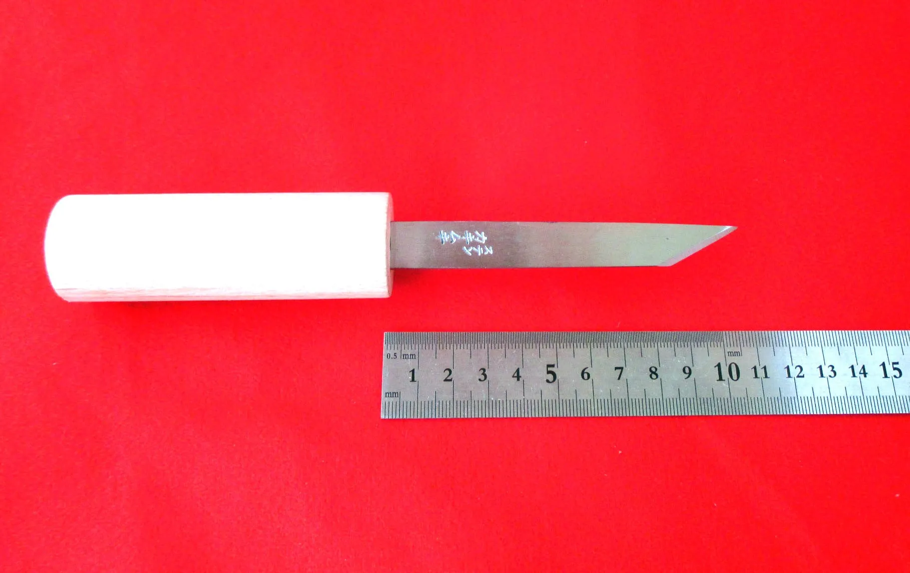 Japanese Chef's tool, Stainless Oyster Knife with Wooden Handle