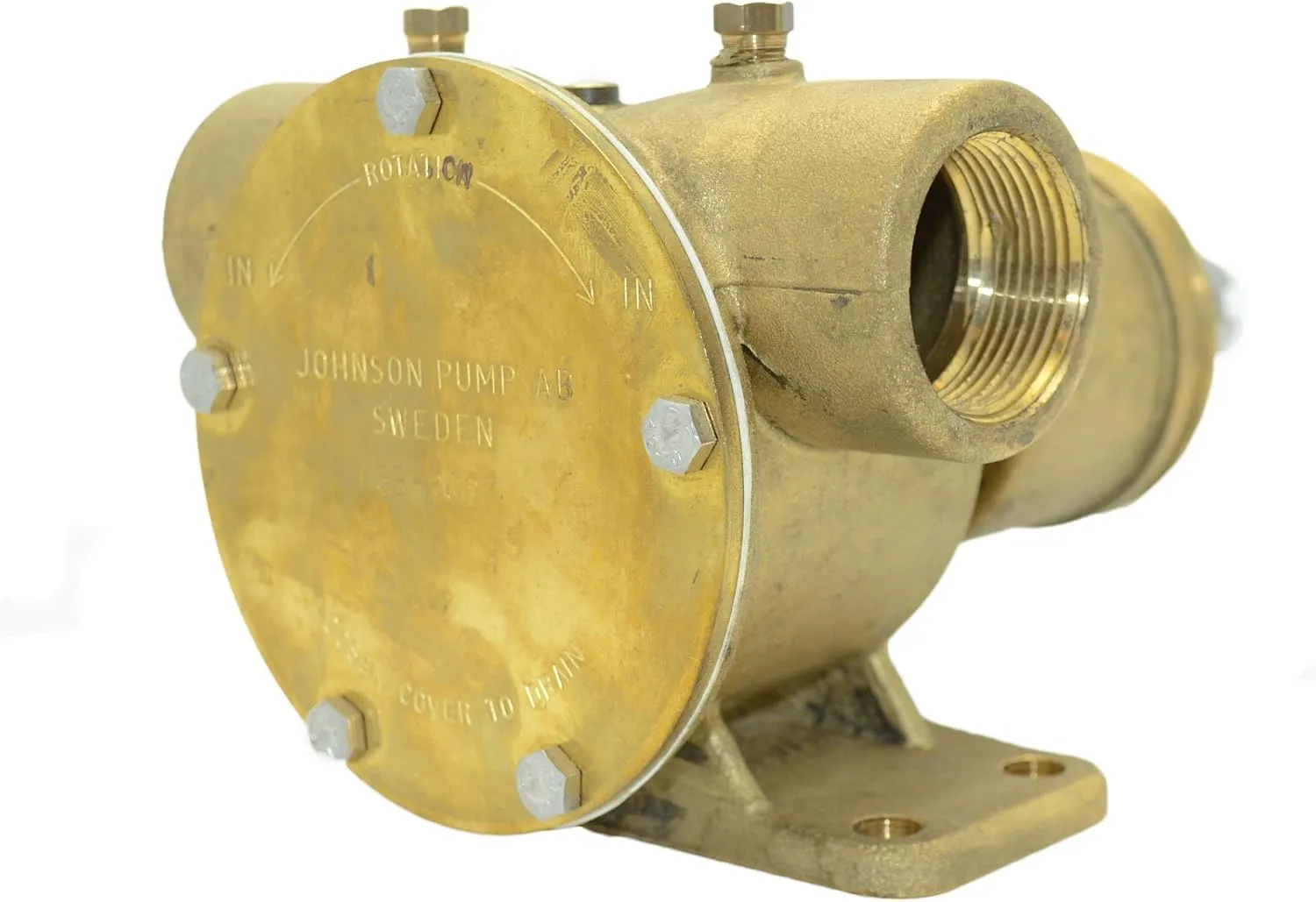 Johnson Pumps 10-13021-95 F8B-8 Heavy-Duty Impeller Pump with 1-1/4-Inch Ports