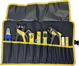 Jokari 490322 Electrician Bag - Complete Set with Cable Scissors, Wire Strippers, Stripping, Cable Knives and Tools for Professional Electrical Work