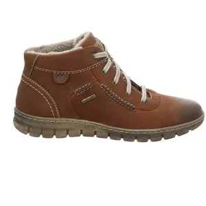 Josef Seibel Steffi 53 Cognac-Kombi Ankle Boots