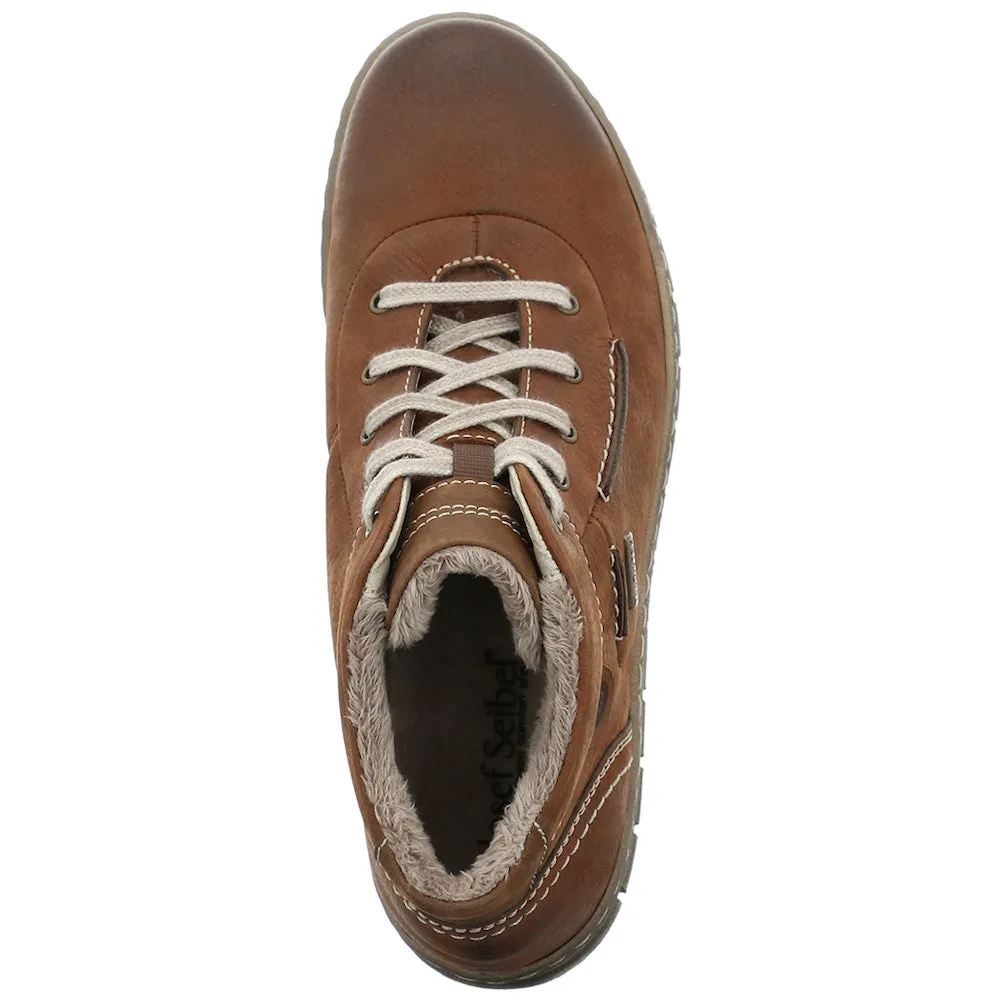 Josef Seibel Steffi 53 Cognac-Kombi Ankle Boots