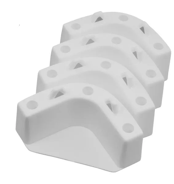 JSP Boat Marine Cooler Mounting Kit for Yeti Igloo Engle Coleman (SET OF 4) Black or White