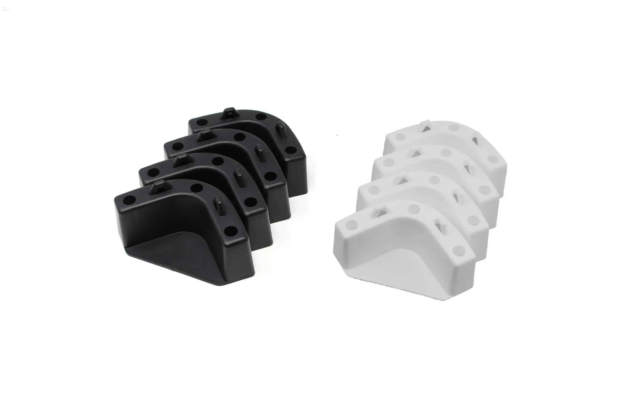 JSP Boat Marine Cooler Mounting Kit for Yeti Igloo Engle Coleman (SET OF 4) Black or White