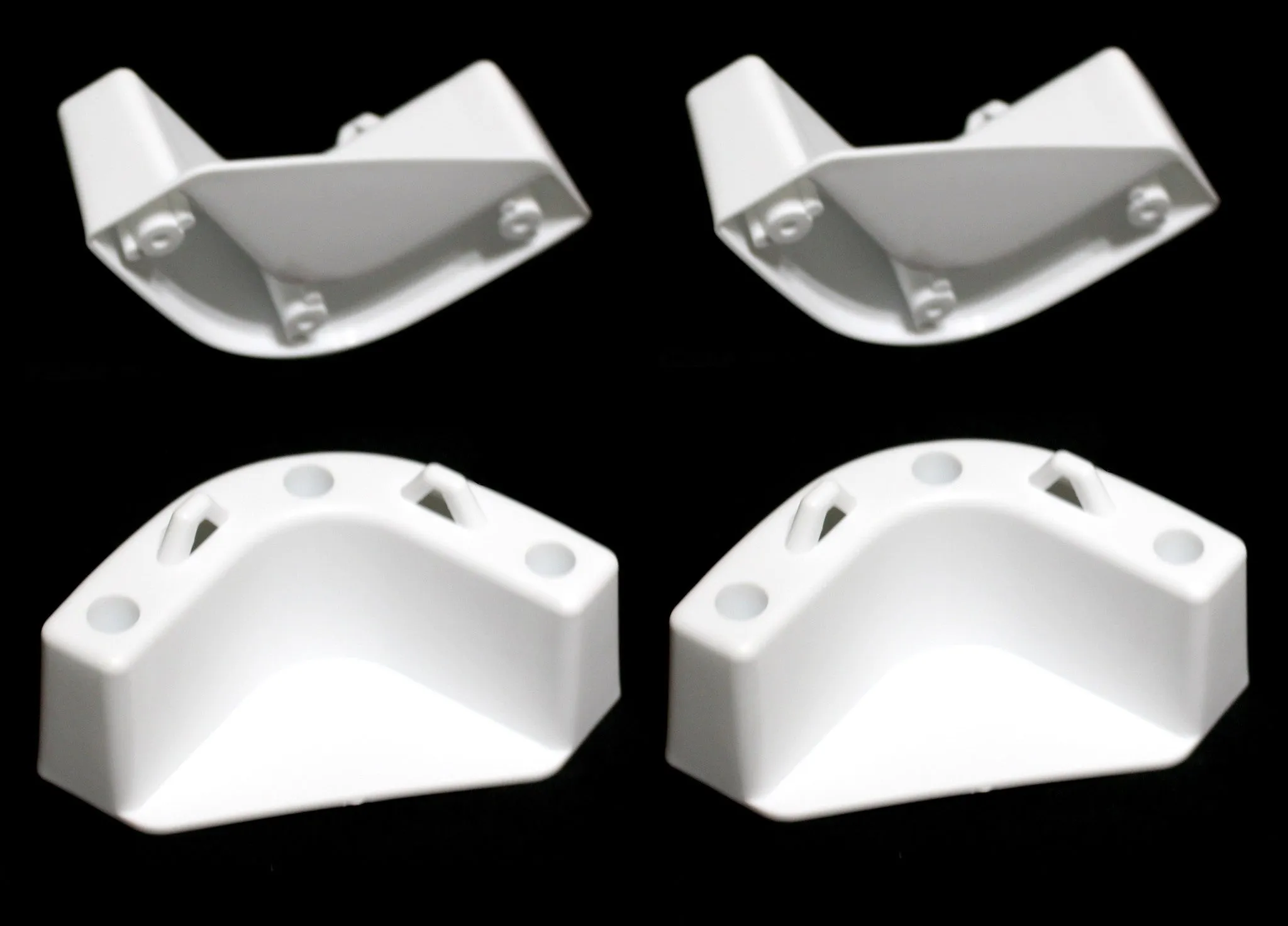 JSP Boat Marine Cooler Mounting Kit for Yeti Igloo Engle Coleman (SET OF 4) Black or White