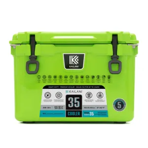 KAILANI SHAKA 35 Rotomolded Cooler – 35 Qt, Rugged Design, Long-Lasting Ice Retention