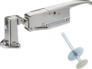 Kason 0058 Latch Complete Kit with 3/4" to 1-1/2" Offset Strike 58-44-54, Glow in The Dark Knob Inside Release 481C Push Rod for 4" Thickness Walk-in Freezer & Cooler Doors