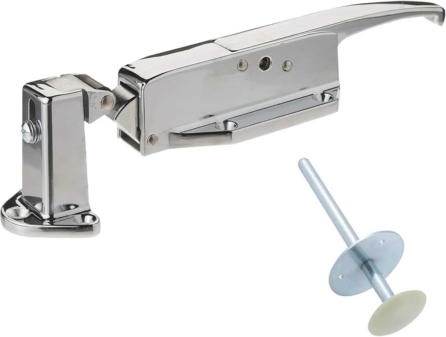Kason 0058 Latch Complete Kit with 3/4" to 1-1/2" Offset Strike 58-44-54, Glow in The Dark Knob Inside Release 481C Push Rod for 4" Thickness Walk-in Freezer & Cooler Doors