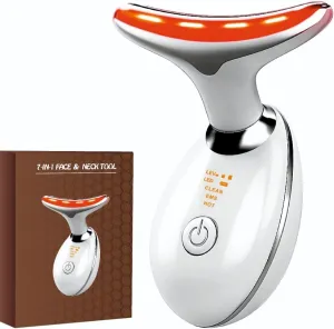 Keep it Smile – Face and Neck Tool, A Gentle Beauty Tool Designed for Daily use and self-Care, Facial Roller, (White)