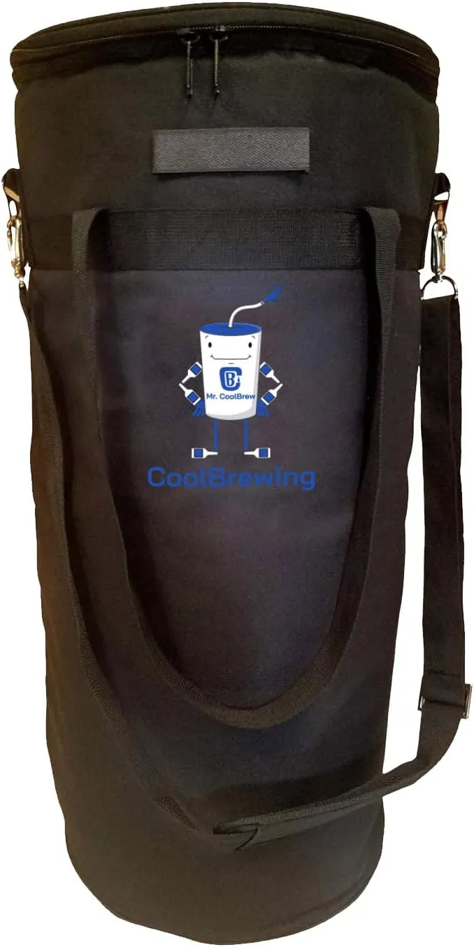 Keg Cooler for Home Brew. Beer Cooler for 5 Gallon Keg, Corny and Cornelius Kegs by Cool Brewing. CoolBrewCorny 3.0 Version