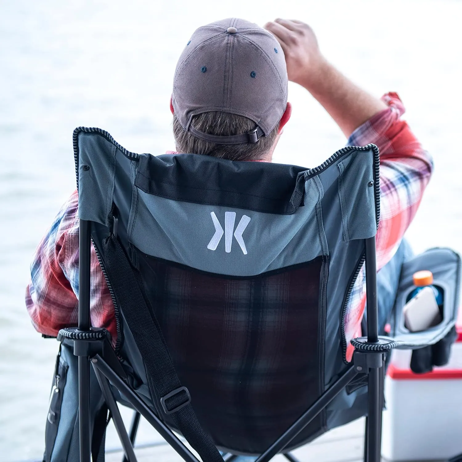 Kijaro Elite Folding Portable Sling Camping Chair - Outdoor Chair - Perfect for Chilling at Outdoor Activities, Sports Games, & Family Events