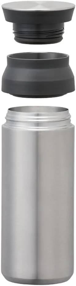 KINTO 20933 Travel Tumbler, 11.8 fl oz (350 ml), Red, Double Wall Vacuum Construction, Heat and Cold Retention