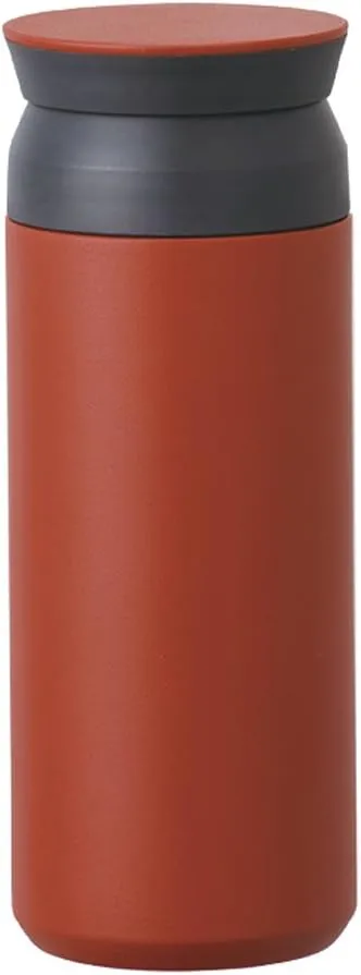 KINTO 20933 Travel Tumbler, 11.8 fl oz (350 ml), Red, Double Wall Vacuum Construction, Heat and Cold Retention