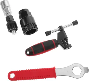 Kisangel 1Set Multi Function Bicycle Repair Tool Kit Professional Crank Puller Wrench for Easy Bike Maintenance Portable and Compact Design for Cyclists the Go
